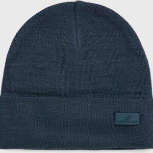 4F czapka kolor niebieski