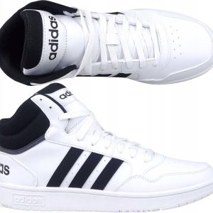 Adidas Hoops MID GW3019 Buty Trampki Męskie Białe