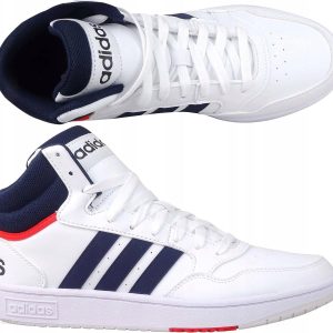Adidas Hoops MID GY5543 Buty Trampki Męskie Białe