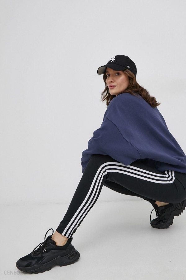 Adidas Originals Bluza damska kolor granatowy gładka