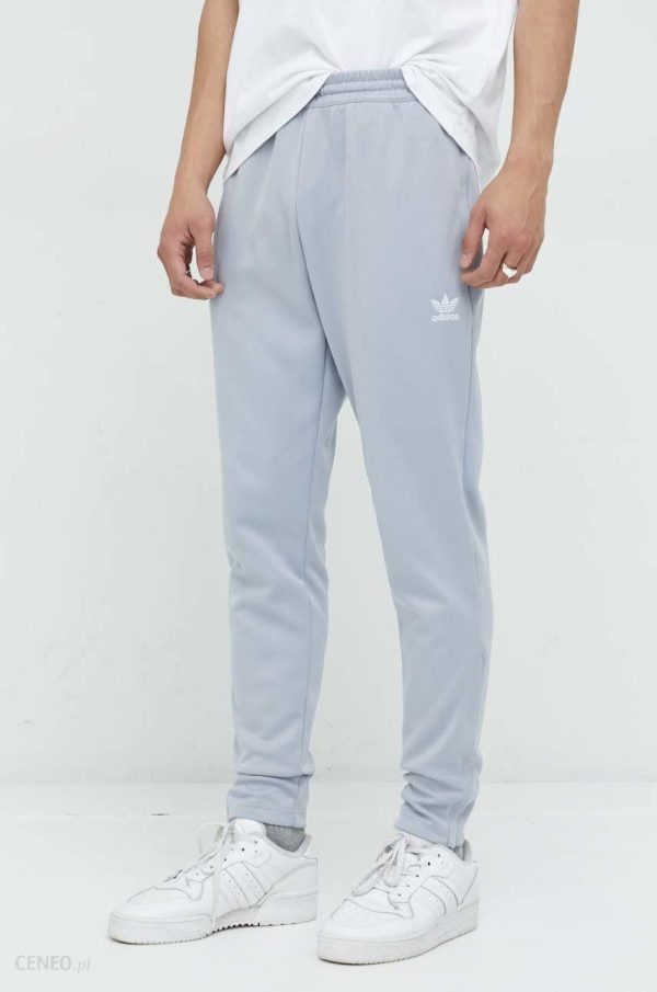 adidas Originals spodnie dresowe męskie kolor szary gładkie