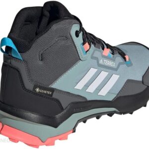 adidas Terrex Ax4 Mid Gtx Hiking Shoes Women Niebieski Szary