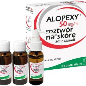 Alopexy 50 mg/ ml roztwór na skórę 3 x 60 ml