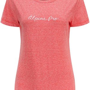 Alpine Pro Jequosa Koszulka damska LTSX832 czerwony XXL