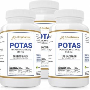Altopharma Potas 350 Mg Czysty Cytrynian Potasu Wege 3x120Kaps