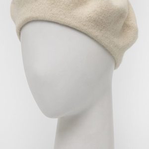 Answear Lab beret wełniany kolor beżowy wełniany