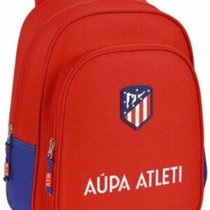 Atlético Madrid Plecak Szkolny Czerwony Granatowy 27X33X10Cm
