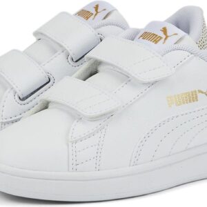 Buty sportowe dziecięce Puma SMASH V2 METALLICS V PS białe 38619801