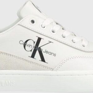 Calvin Klein Jeans sneakersy skórzane Classic Cupsole kolor biały