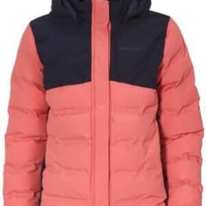 Didriksons Leja Girls Narty Kurtka 160 22/23 Peach Rose Różowy Niebieski