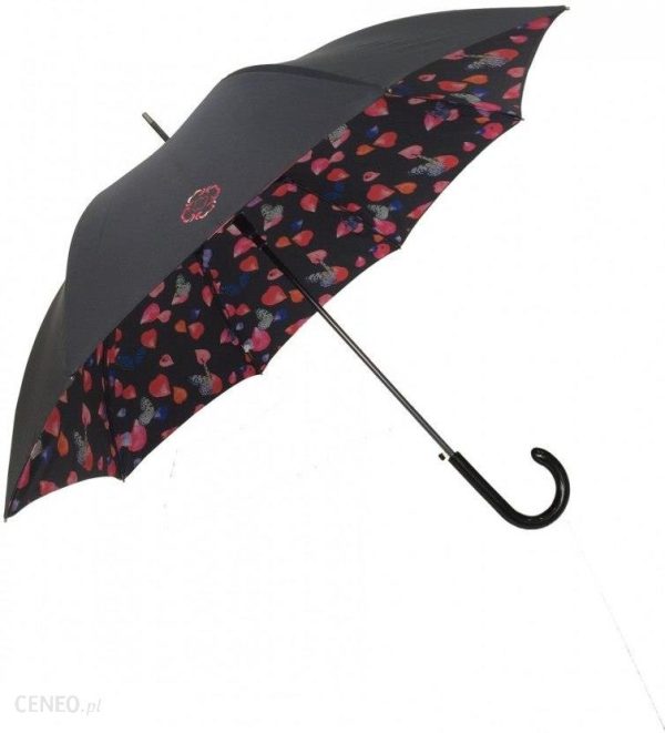 Długi parasol podwójna tkanina