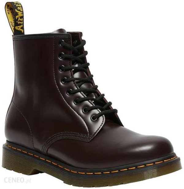 Dr. Martens Skórzane botki w kolorze brązowym