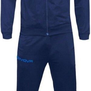 Dres treningowy bluza + spodnie Tuta Revolution granatowo-niebieski TR033 0402