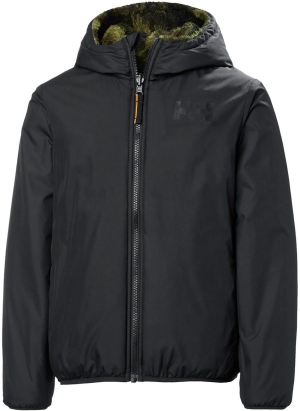 Dziecięca Kurtka Helly Hansen JR Champ Reversible Jacket 41736_991 – Czarny