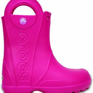 Dziecięce Kalosze Crocs Kids’ Handle IT Rain Boot 12803-6X0 – Różowy
