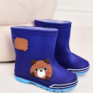 Dziecięce Kalosze Z Misiem Granatowe : Rozmiar - 29