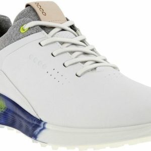 Ecco S-Three Mens Golf Shoes White Lime Punch 40