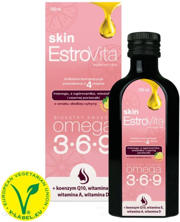 EstroVita Skin Sweet Lemon kwasy omega-3-6-9 150ml