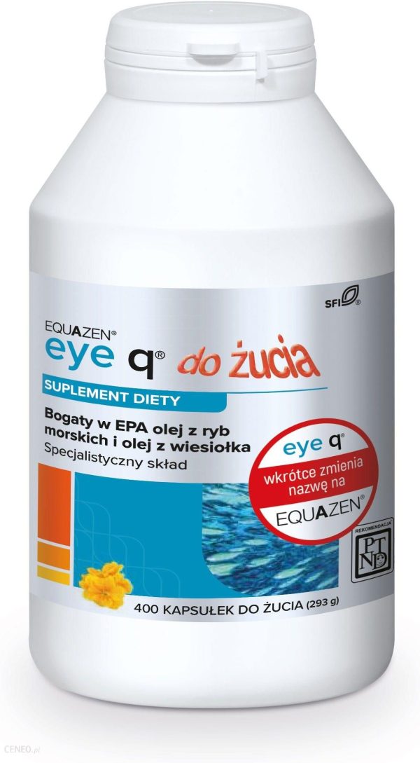 Eye Q o smaku truskawkowym 400 kaps. do żucia