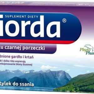 Fiorda smak porzeczkowy 30 pastylek