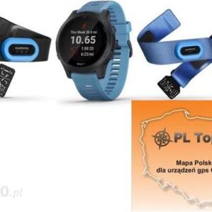 Garmin Forerunner 945 Triathlon Niebieski z PL TOPO 2019.2 (Garmin 0100206311)