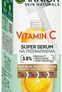 Garnier Vitamin C serum na przebarwienia z witaminą C niacynamidem i kwasem salicylowym 30 ml