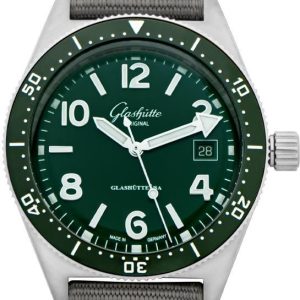 Glashutte Original Automatic Green Dial Stainless Steel 13911138334