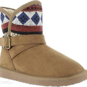 ISLAND BOOT Botki zimowe "Concho" w kolorze jasnobrązowym