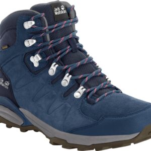 Jack Wolfskin Na Wędrówki Refugio Texapore Mid W Dark Blue Grey