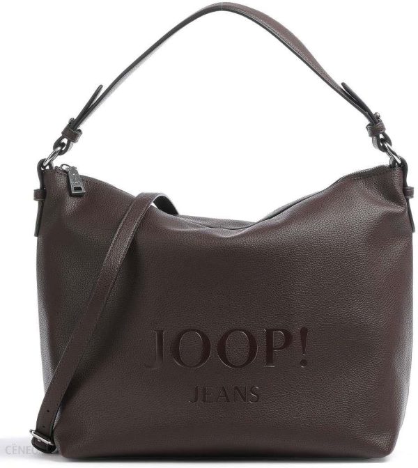 JOOP! Jeans Lettera Dalia Torebka worek ciemnobrązowy