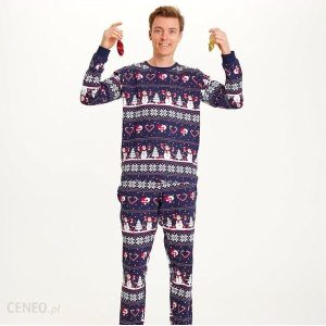 Jule-Sweaters - Christmas heart Pajamas navy - 3XL