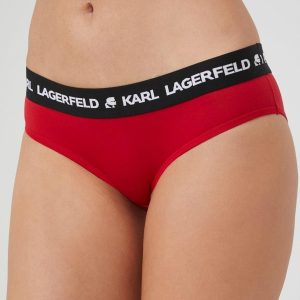 Karl Lagerfeld Figi (2-pack) kolor czerwony z bawełny