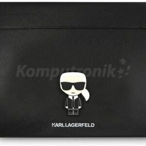 Karl Lagerfeld Saffiano Ikonik Sleeve 13" / 14" czarny (KLCS14PISFBK)