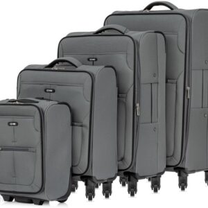 Komplet walizek na kółkach 16'/19'/24'/28' WALNY-0030-91(W22)
