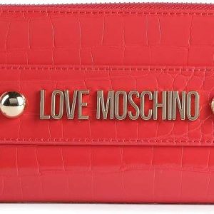 Love Moschino Big Logo Croco Portfel czerwony