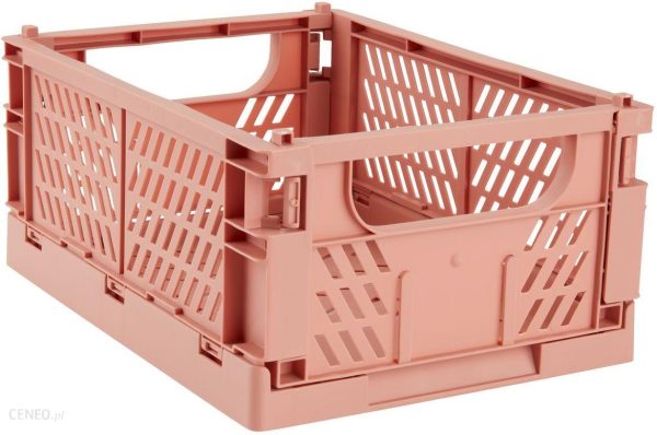 Milas Kosz Transportowy 25X34X15Cm Składany Różowy Do Auta