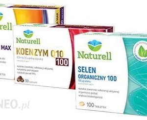 Naturell Koenzym Q10 100Mg 30 Kaps.+ Silica Biotyna Max 60 Tabl. + Selen Organiczny 100Mcg 100 Tabl.