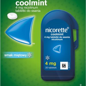 Nicorette Coolmint Tabletki 4mg 20 sztuk