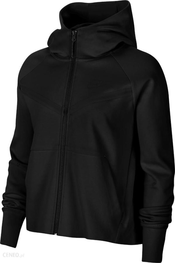 Nike Bluza Z Kapturem W Nsw Tech Fleece Windrunner Fz Hoody Cw4298010 Czarny