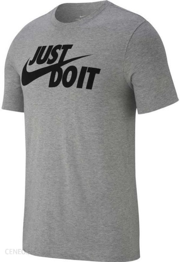 NIKE Koszulka męska Nike Tee Just do It Swoosh szara AR5006 063