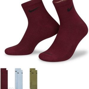 Nike Skarpety treningowe do kostki Nike Everyday Plus Cushioned (3 pary) - Wielokolorowe