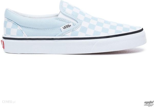 niskie trampki damskie - UA KLASYCZNY POŚLIZGNĄĆ SIĘ NA (CHECKERBOA) - VANS - VA38F7QCK