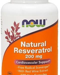 Now Foods Natural Resveratrol 200mg 60 kaps.