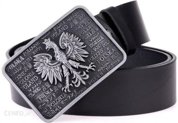 Pasek męski skórzany Kaletnik Polski Orzeł 4 cm