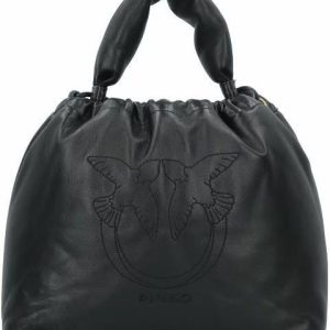 PINKO Cloud Classic Handbag Leather 29 cm nero-antique gold