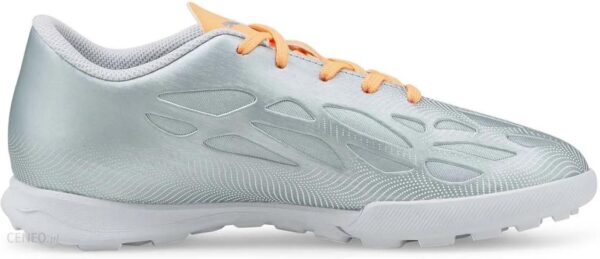 Buty piłkarskie Puma Turfy Ultra 4 Tt Jr Diamond Silver Neon Citr 10674501