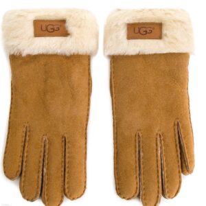 Rękawiczki Damskie UGG - W Turn Cuff Glove 17369 Chestnut