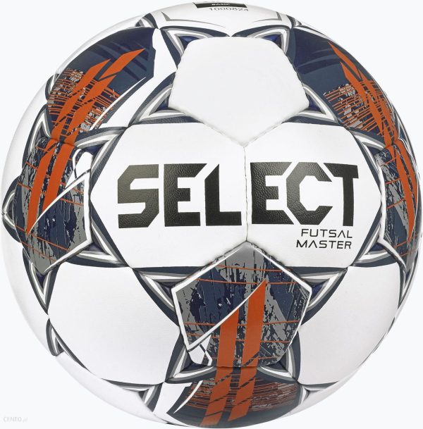Select Futsal Master Grain V22 Biało Niebieska 310015