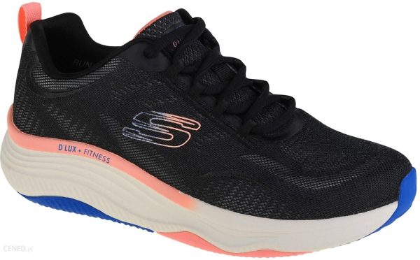 Buty do biegania Skechers D' Lux Fitness 149833 Bkmt 149833Bkmt Czarne