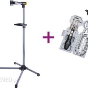 Stojak Serwisowy Na Rower + Zestaw Naprawczy Bidon